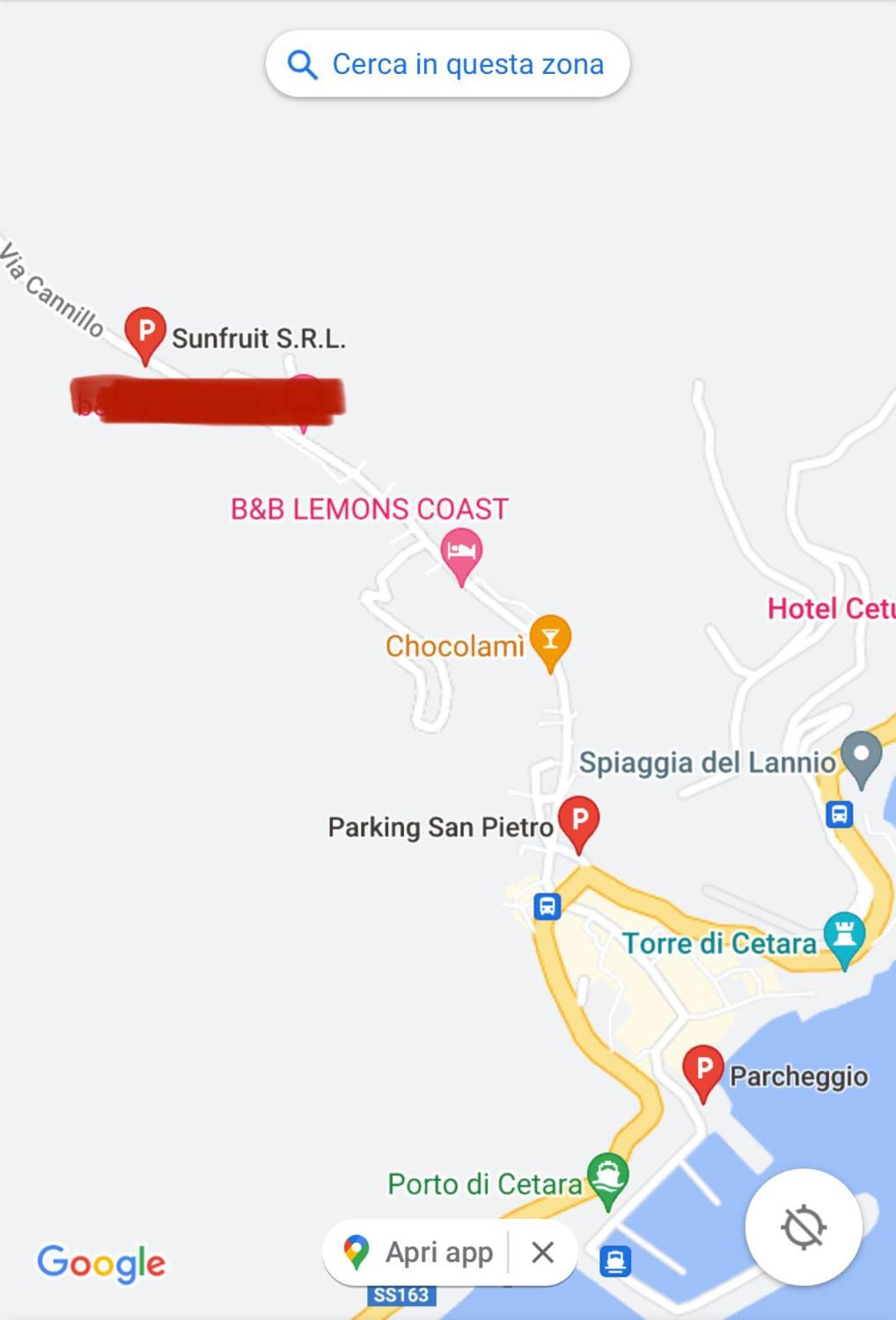 B&B Lemons Coast Cetara Exterior photo